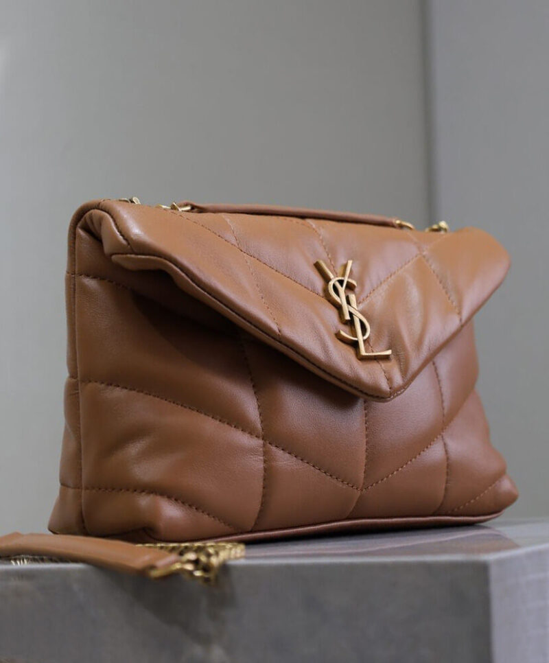 Saint Laurent Toy Puffer In Lambskin